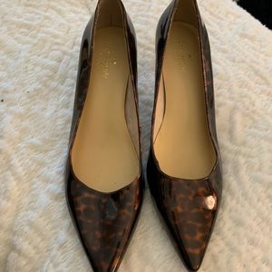 Kate Spade tortoiseshell low heel/ pump